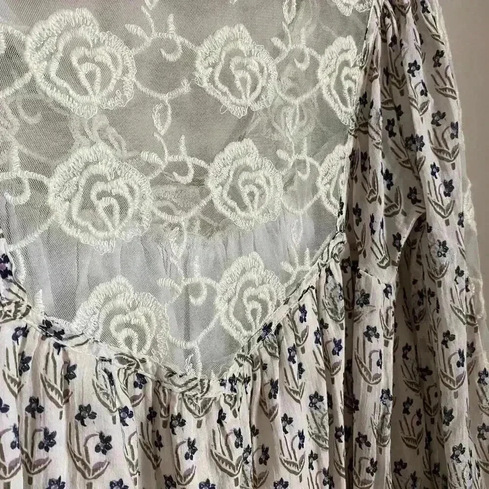Free People Nomad Child Dress Ivory‎ Size Small